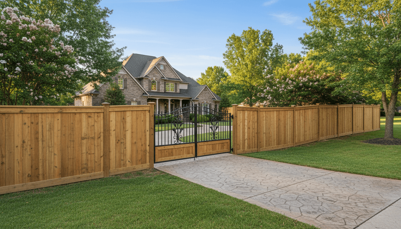 Automated security gate installation at a Spring Hill, Tennessee property